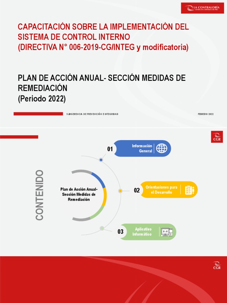 Plan de Acción Anual para Control Interno 2022 | PDF | Servicio Civil ...