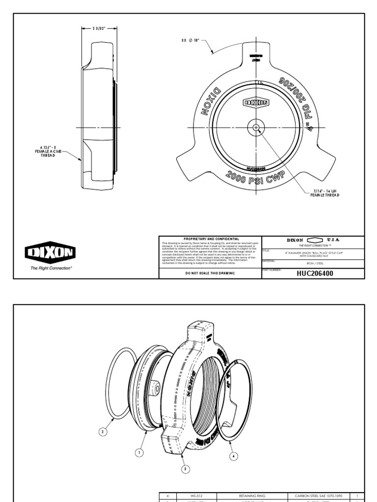 Catalogo Dixon Valve Huc206400 PDF