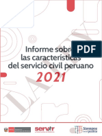Características Del Servicio Civil Peruano 2021 - LALEY