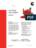 Fire Pump Drive Engine: CFP59-F20