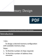 Memory Design Using Available Chips