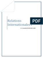 Relations Internationales I