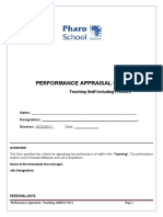 PA Form Teaching Staff Oct 2021