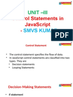 JavaScript Control Statements Explained