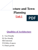 Architecture and Town Planning: Unit 1