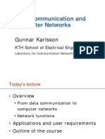 Data Communication and Computer Networks: Gunnar Karlsson