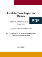 Act.3 U5. Aplicación de Las Técnicas PERT-CPM, Gantt y Compresión de Redes-1