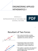 Module 1 (Vectors and Resultant)