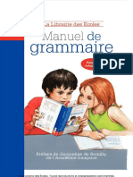 Manuel de Grammaire CM1-CM2