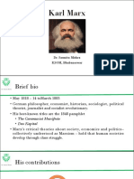 Karl Marx: Dr. Sasmita Mishra KSOM, Bhubaneswar