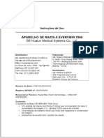 APARELHO DE RAIOS-X EVERVIEW 7500 GE Hualun Medical Systems Co., Ltd. - PDF
