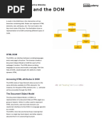 Building Interactive Websites - JavaScript and The DOM Cheatsheet - Codecademy