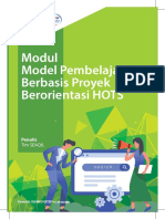 Modul Model Pembelajaran Berbasis Proyek Berorientasi HOTS