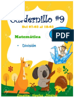 Cuadernillo #9: Matemática