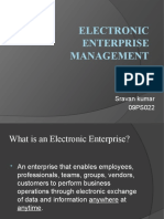 Electronic Enterprise Management: Sravan Kumar 09PS022