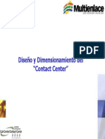 Diseño y dimensionamiento del Contact Center