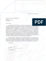 Carta de Mario Vargas Llosa al diario El Comercio de Perú