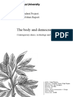 The Body and Democracy: Independent Project: Final Written Report