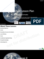 Prototype Lesson Plan: World Regional Studies