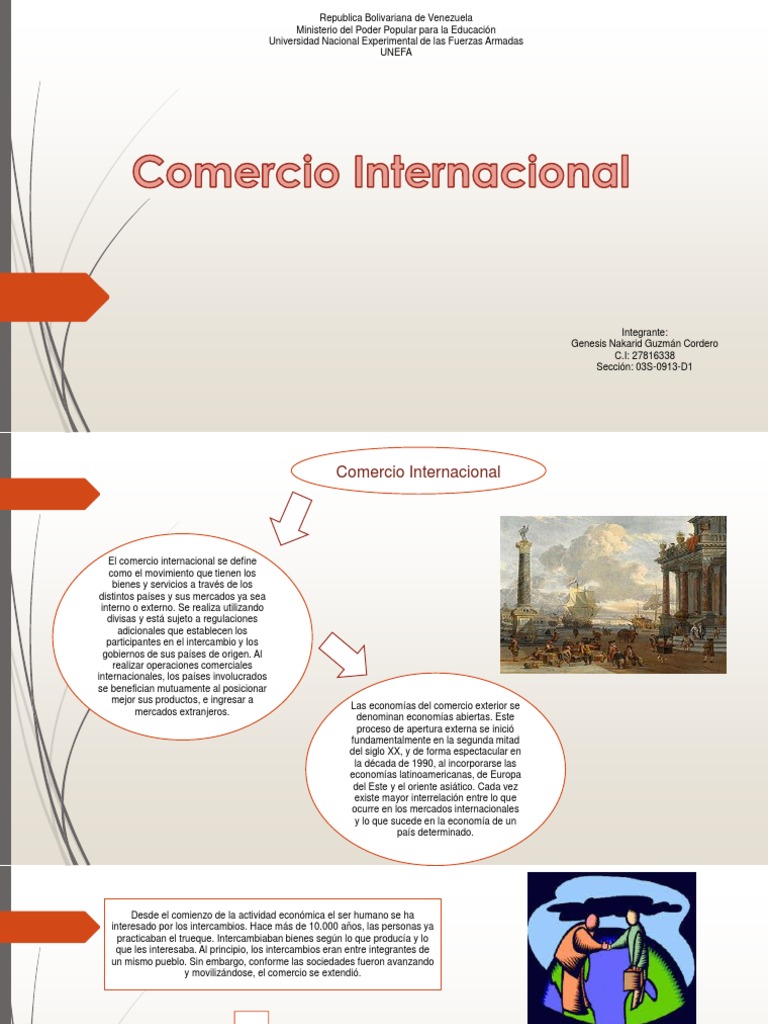 Evolución del Comercio Internacional | PDF | Arancel | El comercio ...