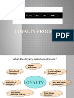 Loyalty Programe