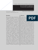 Ferraris y Catena. de La Necesidad de Organizarnos