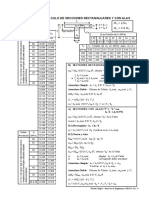 Flexión Simple: Cálculo de Secciones Rectangulares Y Con Alas