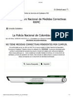 certificado nacional de medidas correctivas emitido por la policia- WILFREDO HOLGUIN