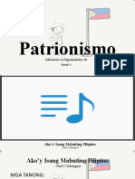 ESPG10 Week5-Patrionismo