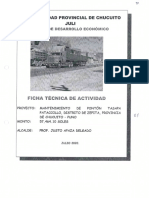 Ficha Tecnica de Ponton Tasapa