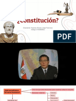  La Constitución, y Constitución Política Del Perú