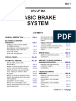 Basic Brake System: Group 35A