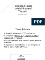 Operating System Module2-Lecture3 Threads: Dr. Mainak Biswas
