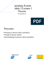 Operating System Module 2-Lecture 1 Process: Dr. Mainak Biswas