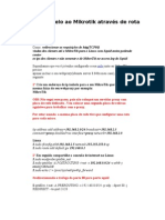 Proxy Pararelo Ao Mikrotik Através de Rota Estática