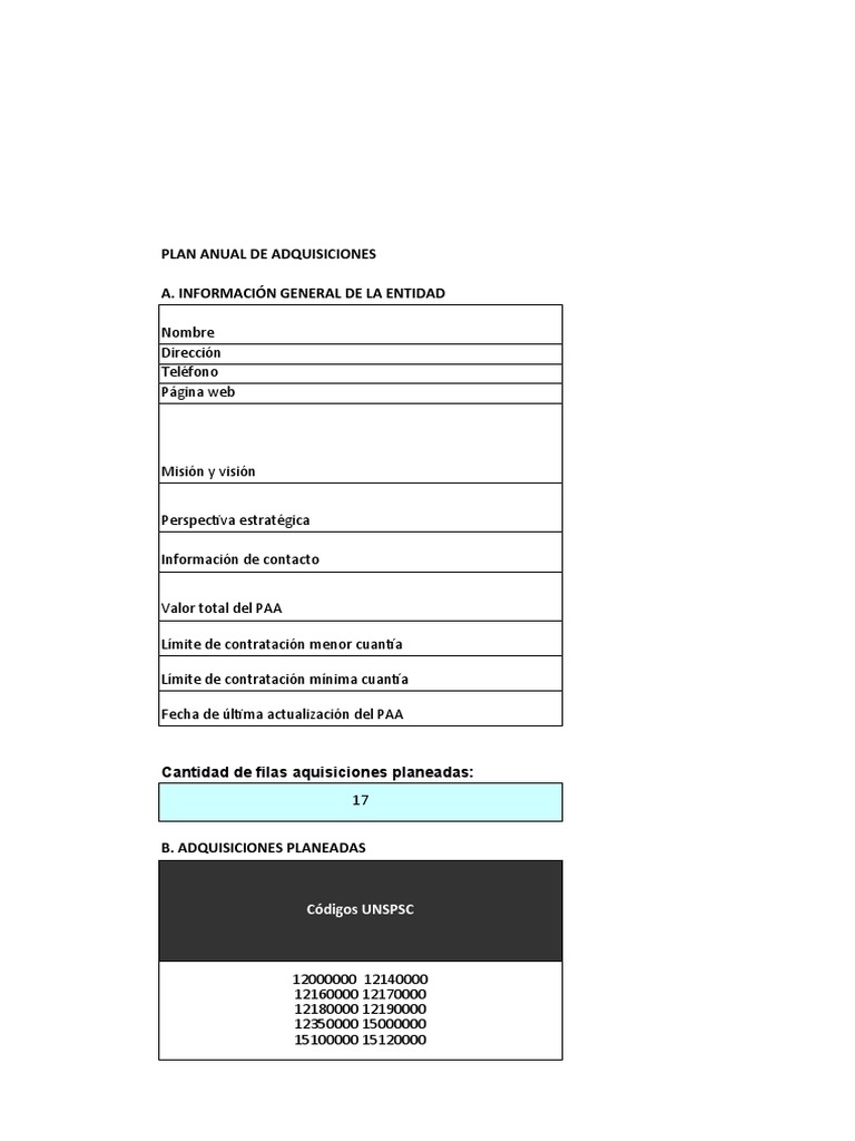 Ejemplo - Paa | PDF | Colombia | Presupuesto