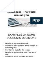 Economics-The World Around You