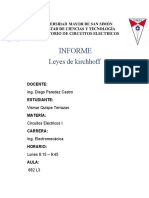 Leyes de Kirchhoff verificadas