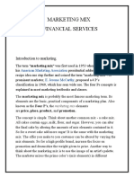 Marketing Mix in Financial Services