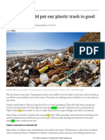 Plastic Pollution Solutions 46366 Article Only