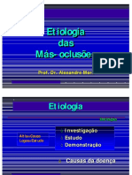 Etiologia Das Mas Oclusoes