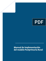 Manual de Implementación Del Modelo Postprimaria Rural - Ligera