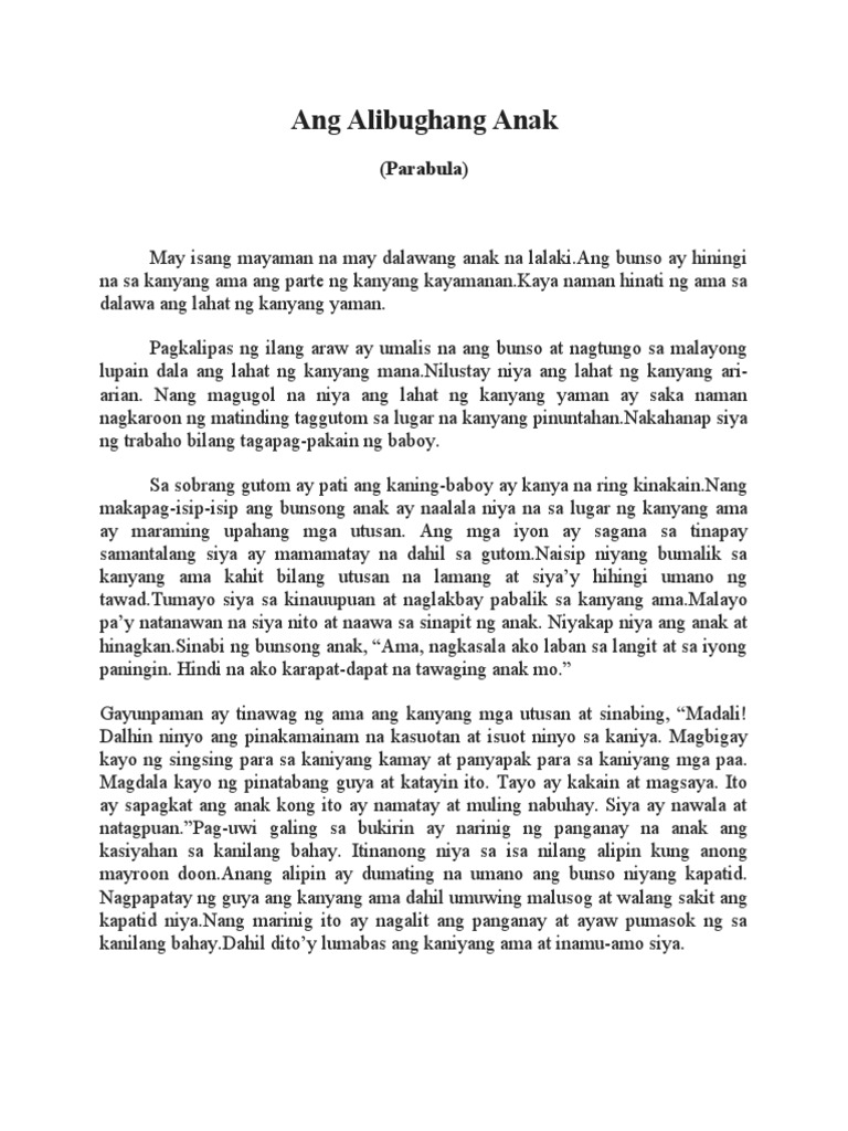Parabula | PDF