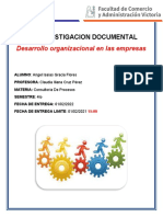 Investigacion Documental Desarrollo Organizacional en Las Empresas