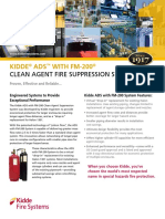 Kidde ADS With FM-200: Clean Agent Fire Suppression System