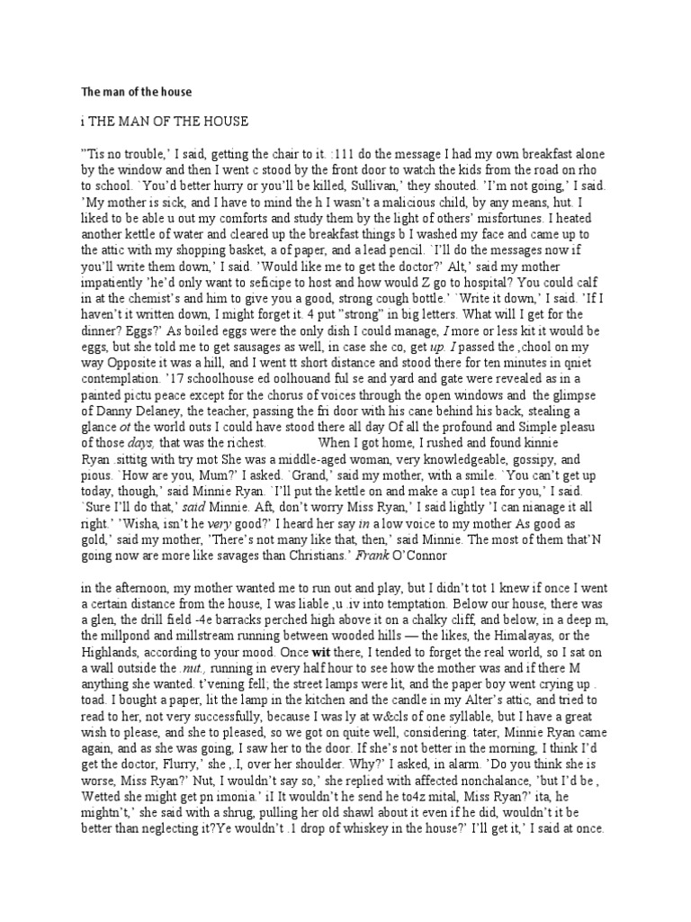 The Man of The House PDF