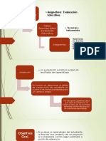 Diapositivas de Evaluación Sumativa