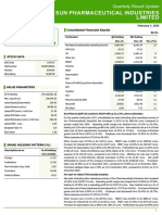 Sun Pharmaceutical Industries Limited: Quarterly Result Update