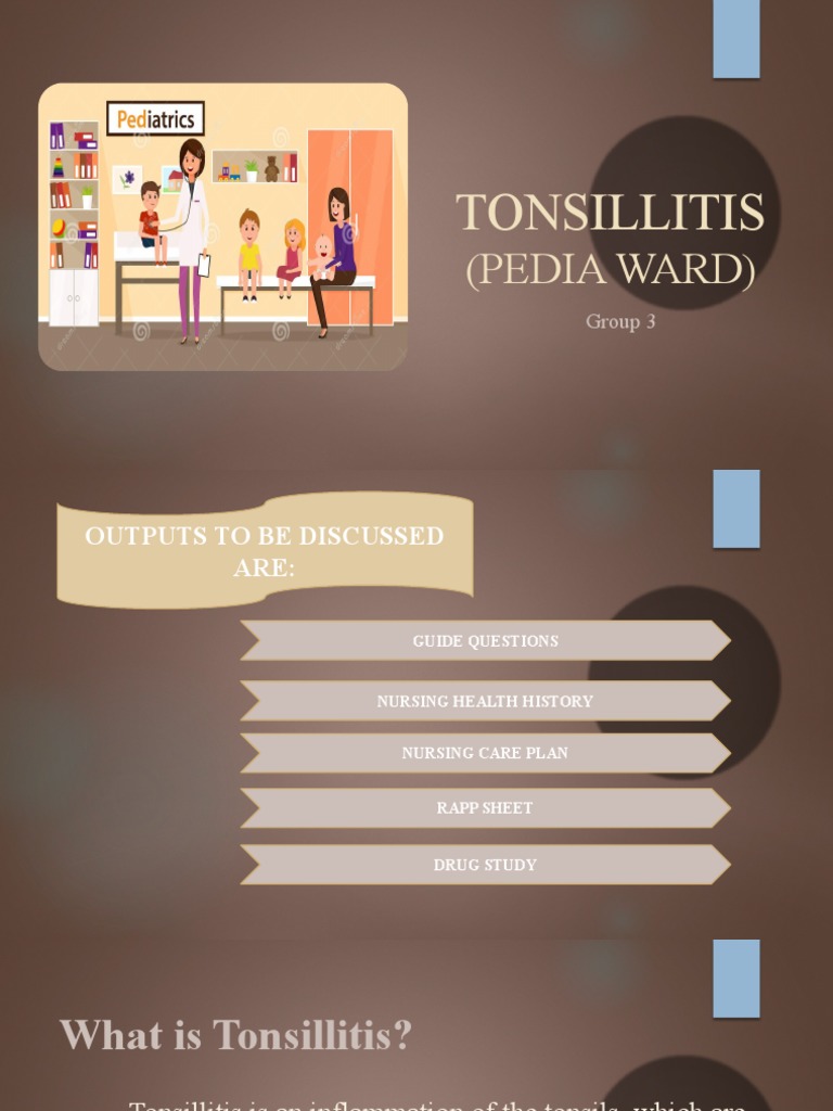 Tonsillitis Nursing Care Plan Guide | PDF | Nursing | Hospital