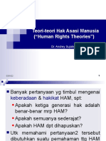 Teori-Teori Hak Asasi Manusia ("Human Rights Theories") : Dr. Andrey Sujatmoko